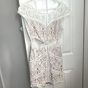 Hello Molly white dress, medium.